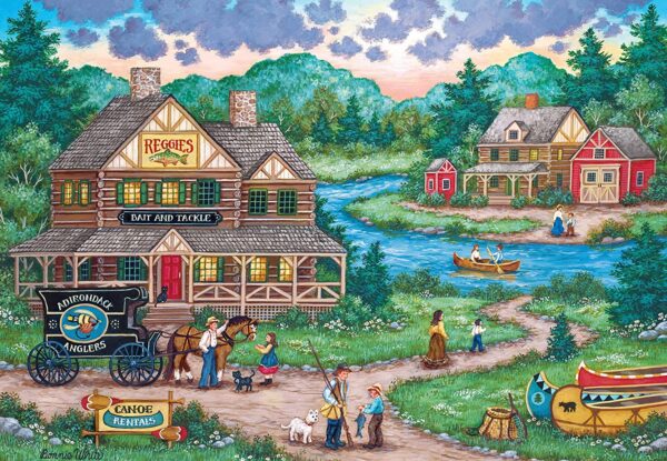 Signature Collection - Adirondack anglers 2000 Piece Puzzle - Masterpieces