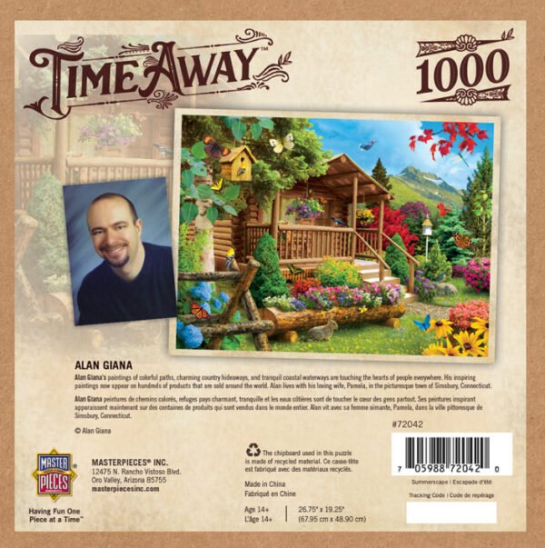 Time Away - Summerscape 1000 Piece Puzzle - Masterpieces
