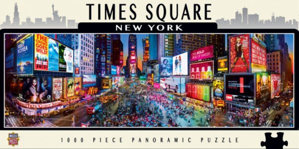 Times Square New York 1000 piece Panoramic Puzzle - Masterpieces