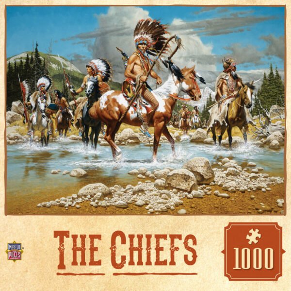 Tribal Spirits - The Chiefs 1000 Piece Puzzle - Masterpieces