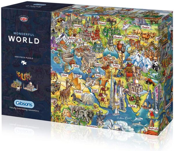 Wonderful World 1000 Piece Puzzle - Gibsons