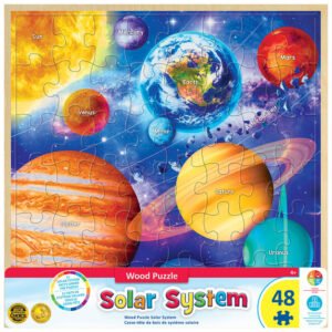 Wood fun Facts Solar System 48 Piece Puzzle - Masterpieces