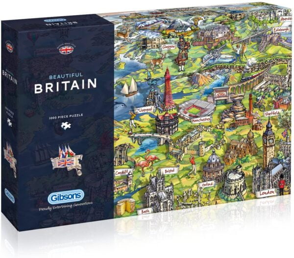 Beautiful Britain 1000 Piece Puzzle - Gibsons