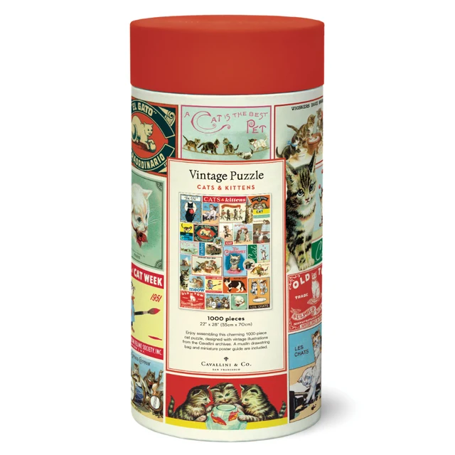 Cavallini & Co - Cats & Kittens 1000 Piece Puzzle - Image 3