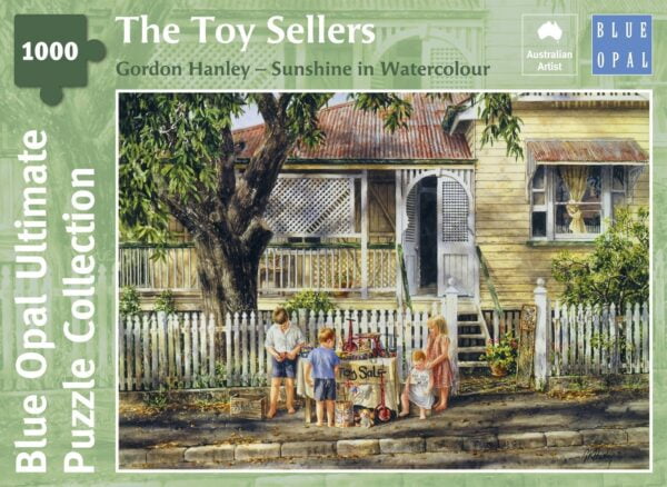 Gordon Hanley - The Toy Sellers 1000 Piece Puzzle - Blue Opal
