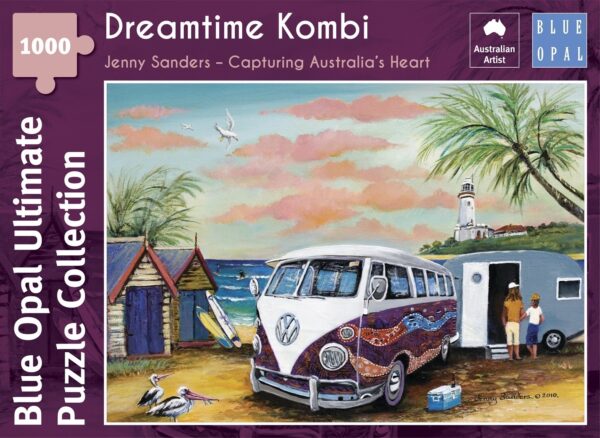 Jenny Sanders - Dreamtime Kombi 1000 Piece Puzzle - Blue Opal