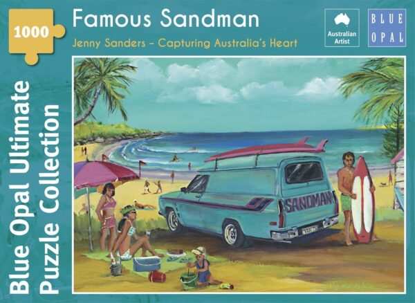 Jenny Sanders - Famous Sandman 1000 Piece Puzzle - Blue Opal