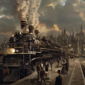 Schmidt - Locomotive 1000 Piece Puzzle ***DAMAGED***