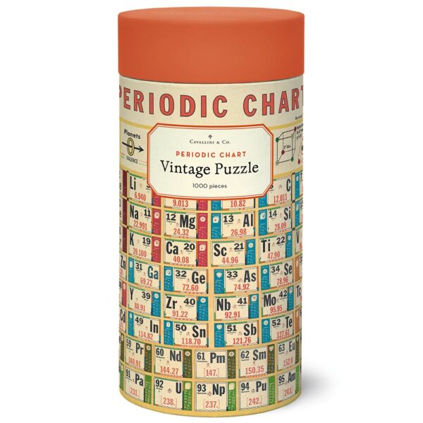 Vintage Puzzle Periodic Chart 1000 Piece - Cavallini & Co
