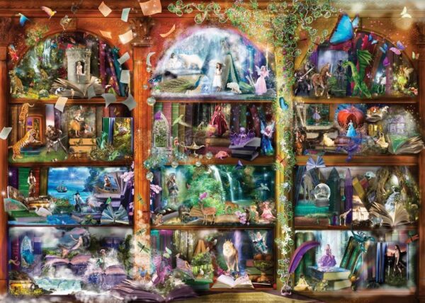 Charm Your Imagination - Enchanted Fairytale Library 1000 Piece Jigsaw Puzzle - Holdson