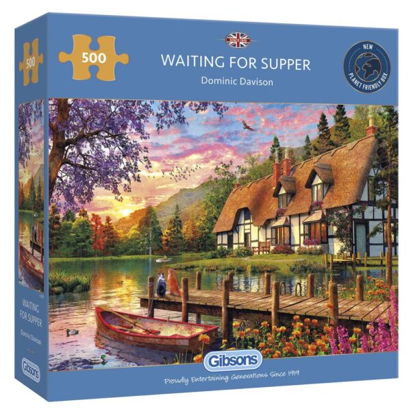 Waiting for Supper 500 Piece Jigsaw Puzzle - Gibsons