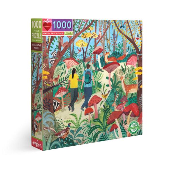 Hike in the Woods 1000 Piece Jigsaw Puzzle - eeBoo