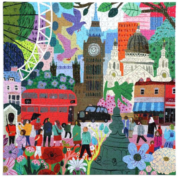 London Life 1000 Piece Jigsaw Puzzle - eeBoo