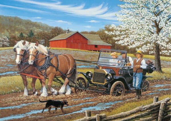 Stable Mates - Get a Horse 500 XL Piece Jigsaw Puzzle - Holdson