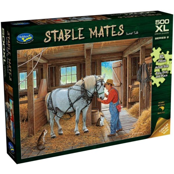 Stable Mates - Sweet Talk 500 XL Piece Jigsaw Puzzle - Holdson