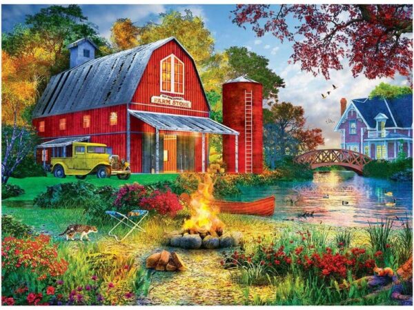 Dominic Davison - Old Macdonald's Farm Store 1000 Piece Puzzle - Eurographics