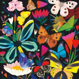 Glow in The Dark - Butterflies Illuminated 500 Piece Puzzle - Mudpuppy