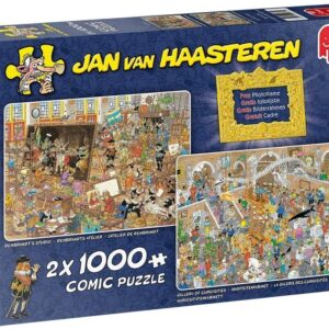 Jan Van Haasteren Trip to the Museum 2 x 1000 Piece Puzzle - Jumbo