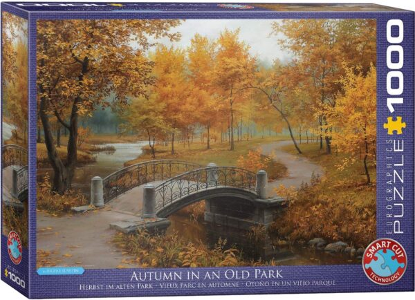 Lushpin - Autumn in an Old Park 1000 Piece Puzzle - Eurographics