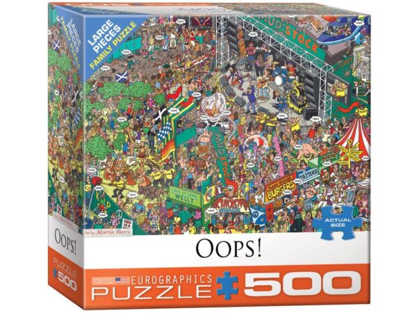 Oops 500 Large Piece Puzzle - Eurographics