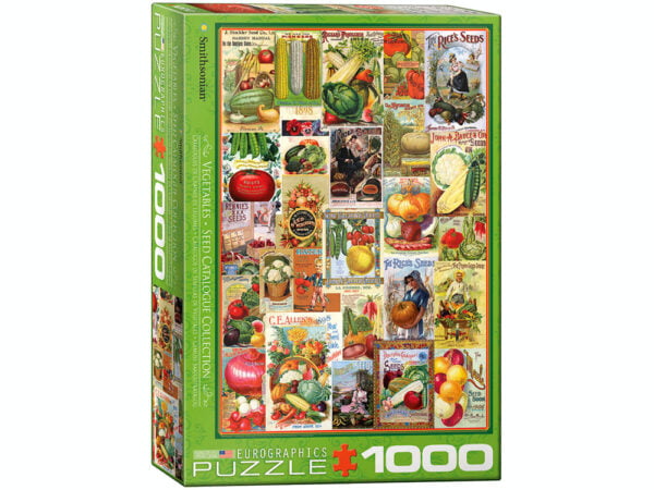 Vegetables Seed Catalogue Collection 1000 Piece Puzzle - Eurographics