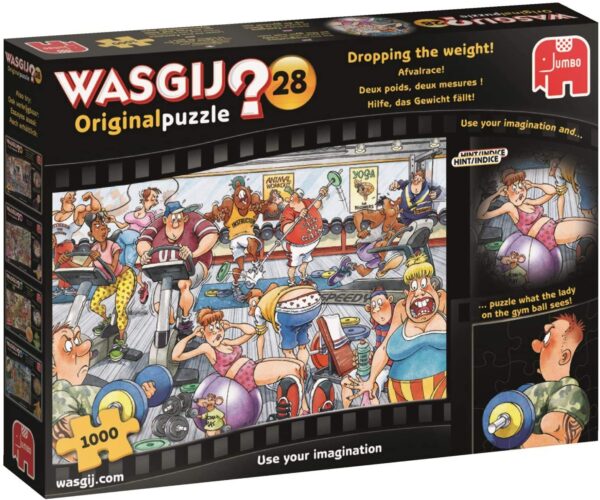 Wasgij 28 Dropping the Weight 1000 Piece Puzzle - Jumbo
