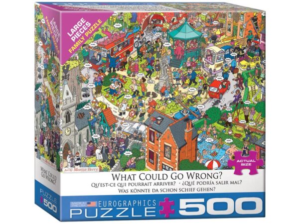 What could go Wrong 500 Large Piece Puzzle - Eurographics