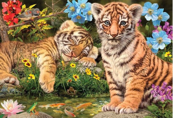 Gallery 7 - Tiger Cubs 300 XL Piece Puzzle - Holdson