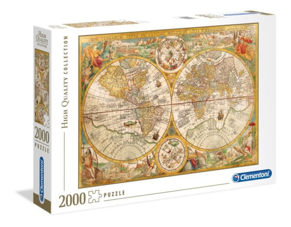 Ancient Map 2000 Piece Puzzle - Clementoni