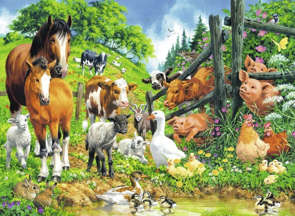 Ravensburger Animal Get Together 100 XXL Piece Jigsaw Puzzle