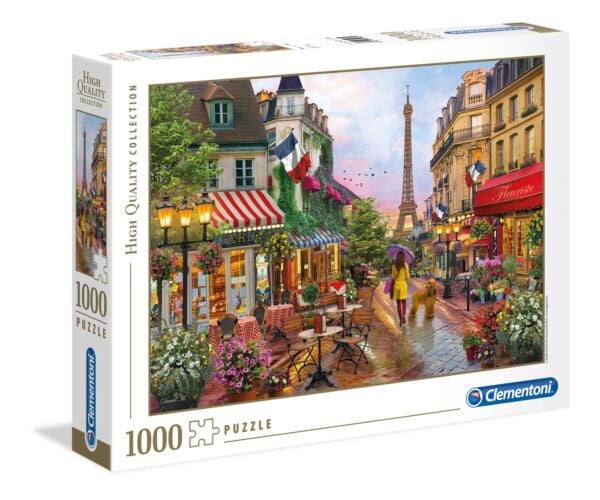 Flowers in Paris 1000 Piece Puzzle - Clementoni