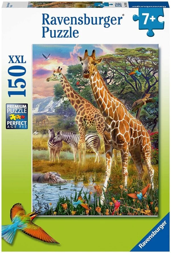 Giraffes in Africa 150 Piece Puzzle - Ravensburger