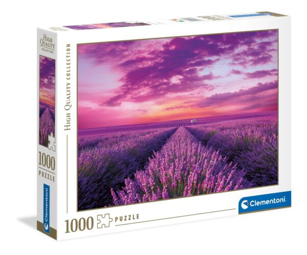 Lavender Field 1000 Piece Jigsaw Puzzle - Clementoni