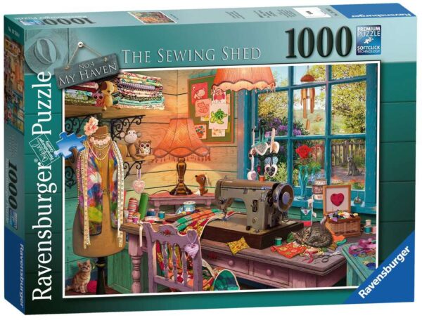 My Haven No 4 - The Sewing Shed 1000 Piece Puzzle - Ravensburger