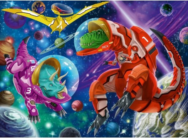 Space Dinosaurs 200 Piece Puzzle - Ravensburger