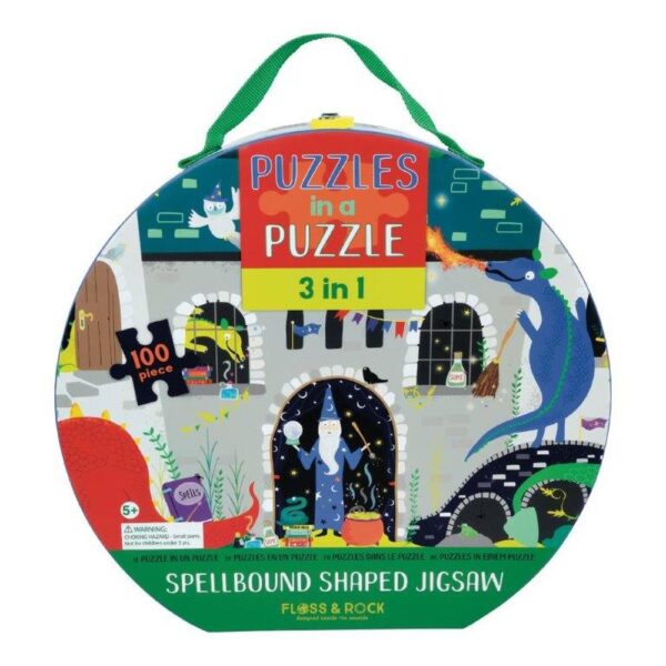 Spellbound Shaped 100 Piece Jigsaw Puzzle - Floss & Rock