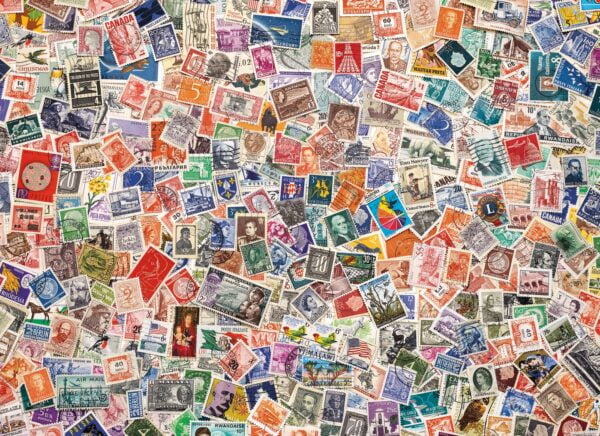 Stamps 1000 Piece Puzzle - Clementoni
