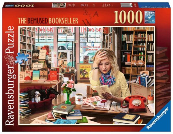 The Bemused Book Seller 1000 Piece Puzzle Ravensburger