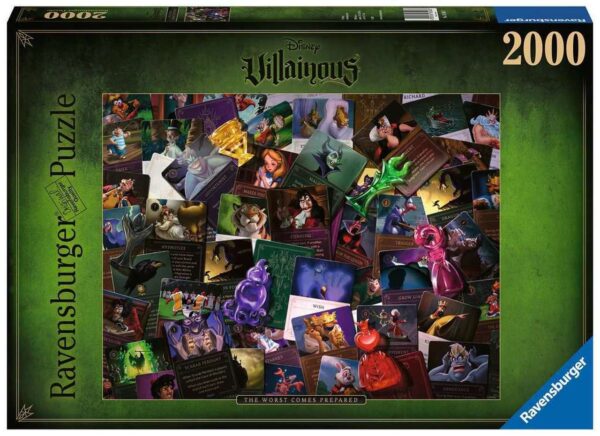 Villainous Worst Comes Prepared 2000 Piece Puzzle - Ravensburger