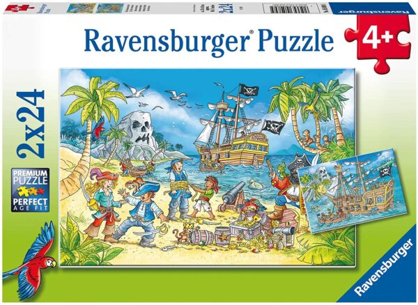 Adventure Island 2 x 24 Piece Puzzle Set - Ravensburger