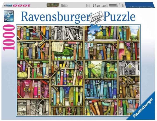 Colin Thompson - Magical Bookcase 1000 Piece Puzzle - Ravensburger