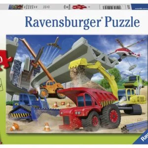 Construction Trucks 60 Piece Puzzle - Ravensburger