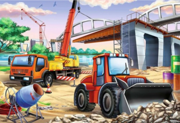 Construction & Cars 2 x 24 Piece Puzzle - Ravensburger