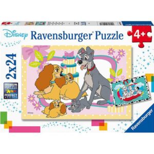 Disney Favorite Puppies 2 x 24 Piece Puzzle - Ravensburger
