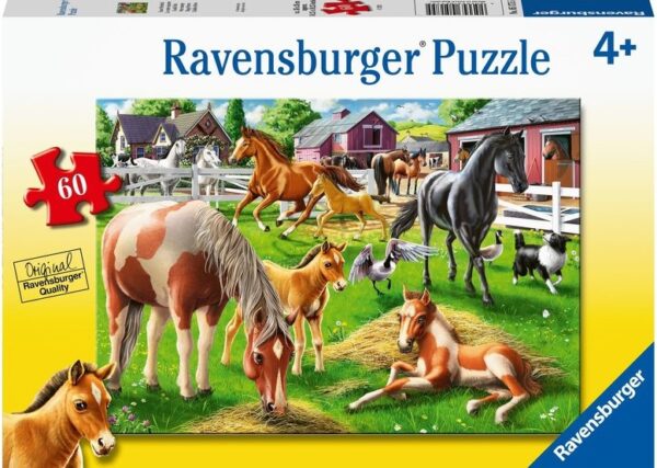 Happy Horses 60 Piece Puzzle - Ravensburger