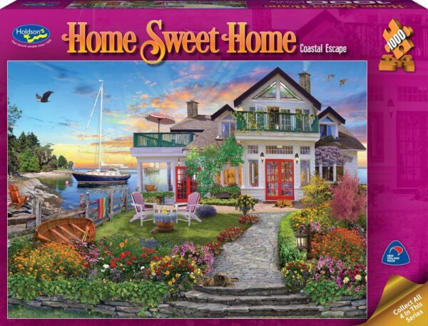 Home Sweet Home 3 - Coastside Home 1000 piece puzzle - Holdson