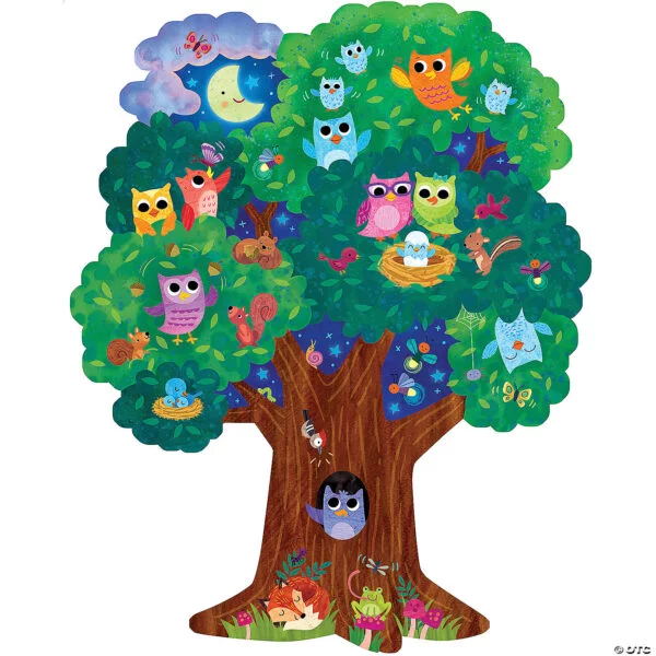 Hoot Owl Hoot Floor Puzzle - Peaceable Kingdom