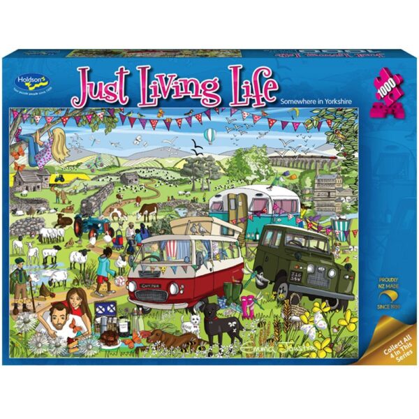 Just Living Life - Somewhere in Yorkshire 1000 Piece Puzzle - Holdson