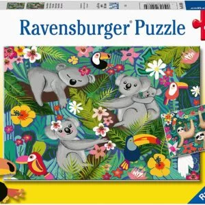 Koalas and Sloths 2 x 24 Piece Puzzle - Ravensburger