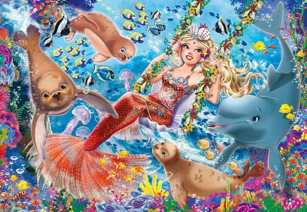 Mermaid Tea Party 2 x 24 Piece Puzzle - Ravensburger